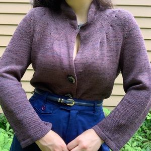 🍆 Classiques Entier knit purple cardigan 🍆